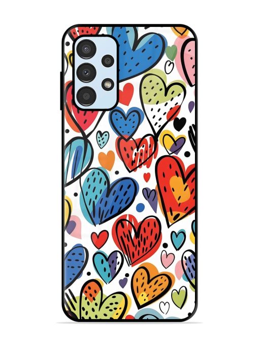 Heartfelt Harmony Glossy Soft Edge Case for Samsung Galaxy A13 Chachhi