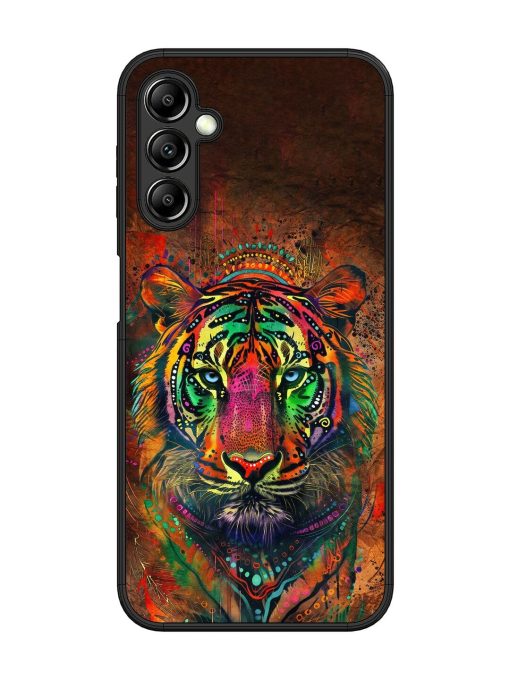 Cosmic Tiger Glossy Soft Edge Case for Samsung Galaxy A14 (5G) Chachhi