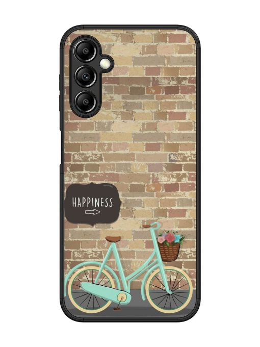 Pedaling Towards Happiness Glossy Soft Edge Case for Samsung Galaxy A14 (5G) Chachhi