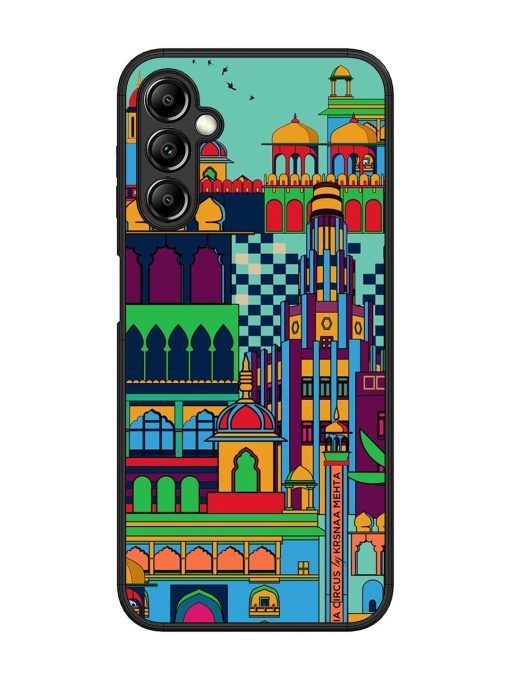 Indian Tapestry Glossy Soft Edge Case for Samsung Galaxy A14 (5G) Chachhi