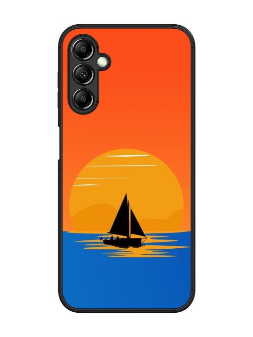 Sunset Sail Glossy Soft Edge Case for Samsung Galaxy A14 (5G)