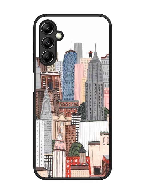 Cityscape Dreams Glossy Soft Edge Case for Samsung Galaxy A14 (5G) Chachhi