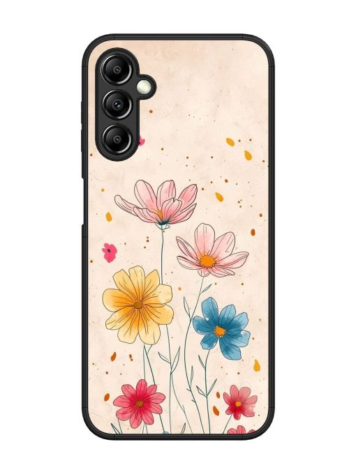 Delicate Bloom Glossy Soft Edge Case for Samsung Galaxy A14 (5G) Chachhi