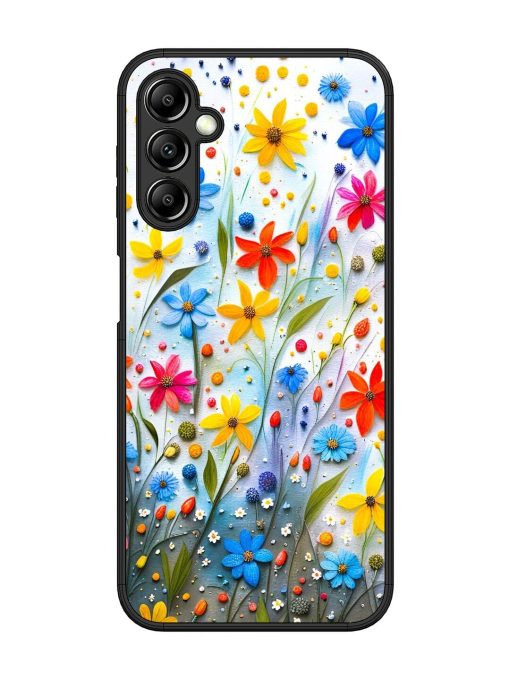 Vibrant Floral Glossy Soft Edge Case for Samsung Galaxy A14 (5G) Chachhi