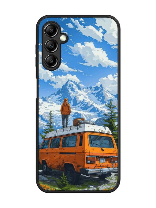 Mountaintop Solitude Glossy Soft Edge Case for Samsung Galaxy A14 (5G) Chachhi