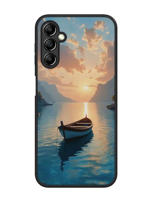 Serene Sunset Glossy Soft Edge Case for Samsung Galaxy A14 (5G) Chachhi