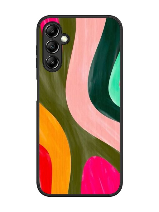 Wavy Wonder Glossy Soft Edge Case for Samsung Galaxy A14 (5G) Chachhi