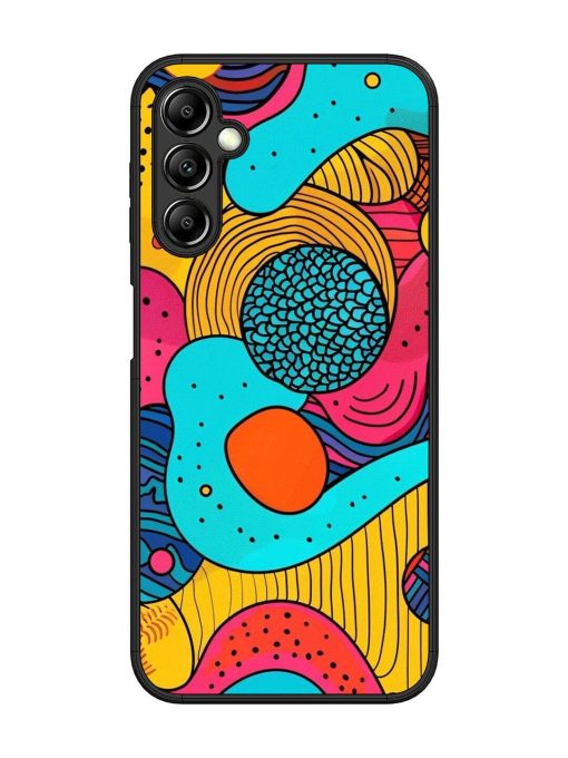 Psychedelic Patterns Glossy Soft Edge Case for Samsung Galaxy A14 (5G) Chachhi