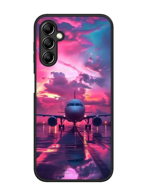 Neon Runway Glossy Soft Edge Case for Samsung Galaxy A14 (5G) Chachhi