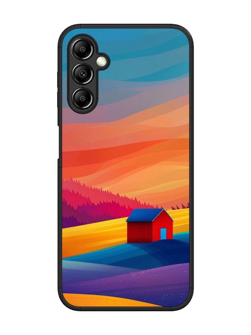 Sunset Solitude Glossy Soft Edge Case for Samsung Galaxy A14 (5G) Chachhi