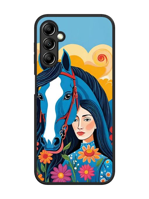 Equine Enchantment Glossy Soft Edge Case for Samsung Galaxy A14 (5G) Chachhi