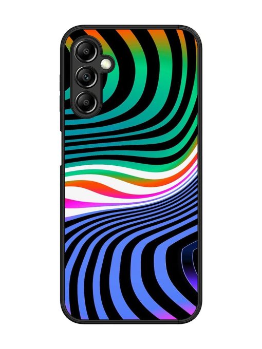 Psychedelic Waves Glossy Soft Edge Case for Samsung Galaxy A14 (5G) Chachhi