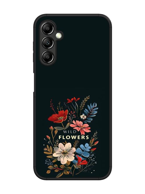 Dark Floral Glossy Soft Edge Case for Samsung Galaxy A14 (5G) Chachhi