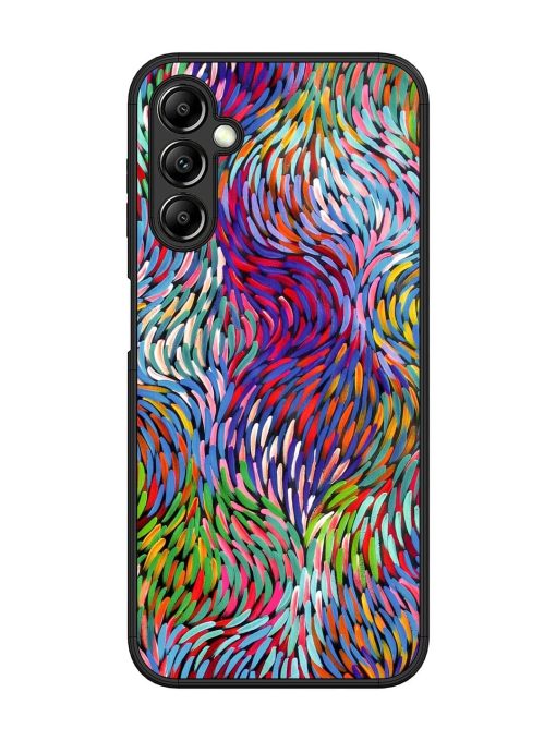 Vibrant Waves Glossy Soft Edge Case for Samsung Galaxy A14 (5G) Chachhi