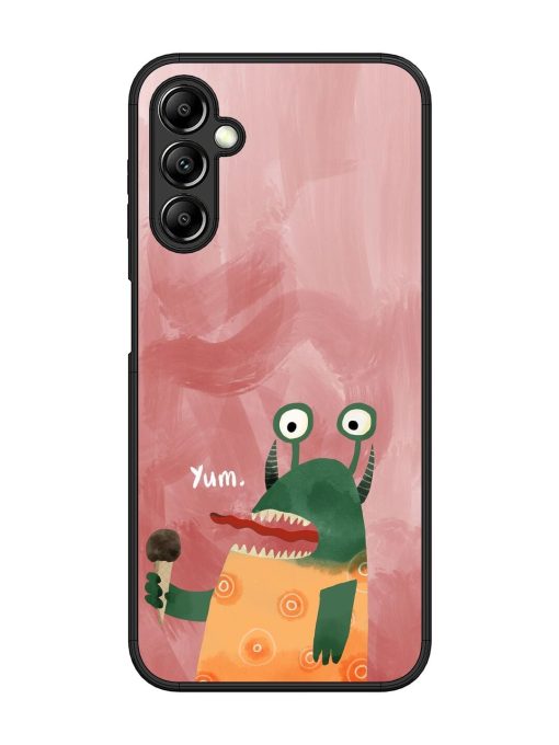 Hungry Monster Glossy Soft Edge Case for Samsung Galaxy A14 (5G) Chachhi