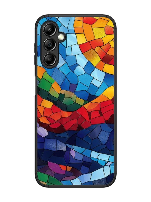 Mosaic Sunset Glossy Soft Edge Case for Samsung Galaxy A14 (5G) Chachhi