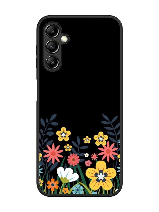 Floral Night Sky Glossy Soft Edge Case for Samsung Galaxy A14 (5G) Chachhi