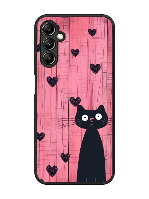 Feline Valentine'S Day Glossy Soft Edge Case for Samsung Galaxy A14 (5G) Chachhi