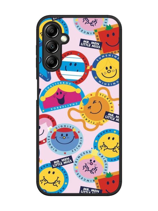 Whimsical Mr. Men & Little Miss Glossy Soft Edge Case for Samsung Galaxy A14 (5G) Chachhi