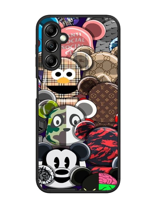 Streetwear Bearbrick Extravaganza Glossy Soft Edge Case for Samsung Galaxy A14 (5G) Chachhi