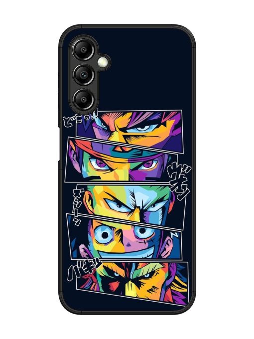 One Piece Powerhouse Glossy Soft Edge Case for Samsung Galaxy A14 (5G) Chachhi