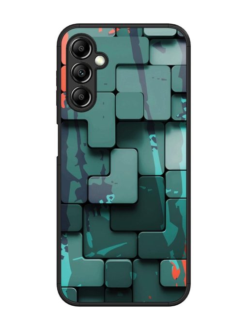 Abstract Geometric Mosaic Glossy Soft Edge Case for Samsung Galaxy A14 (5G)