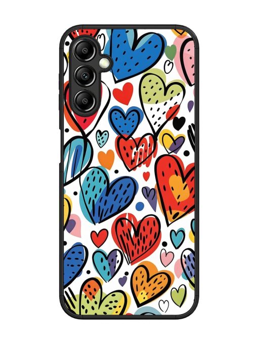 Heartfelt Harmony Glossy Soft Edge Case for Samsung Galaxy A14 (5G) Chachhi