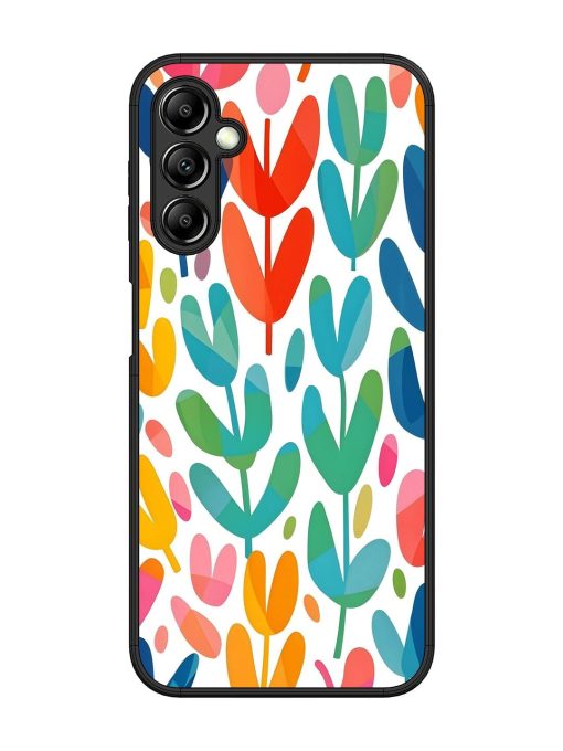 Rainbow Of Blooms Glossy Soft Edge Case for Samsung Galaxy A14 (5G) Chachhi