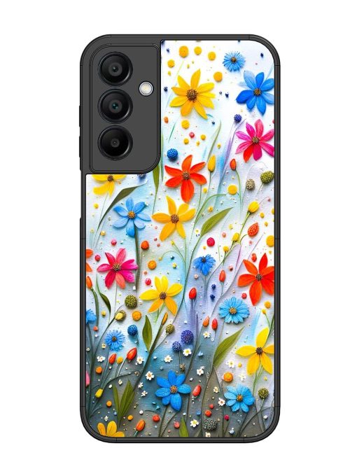 Vibrant Floral Glossy Soft Edge Case for Samsung Galaxy A15 (5G) Chachhi