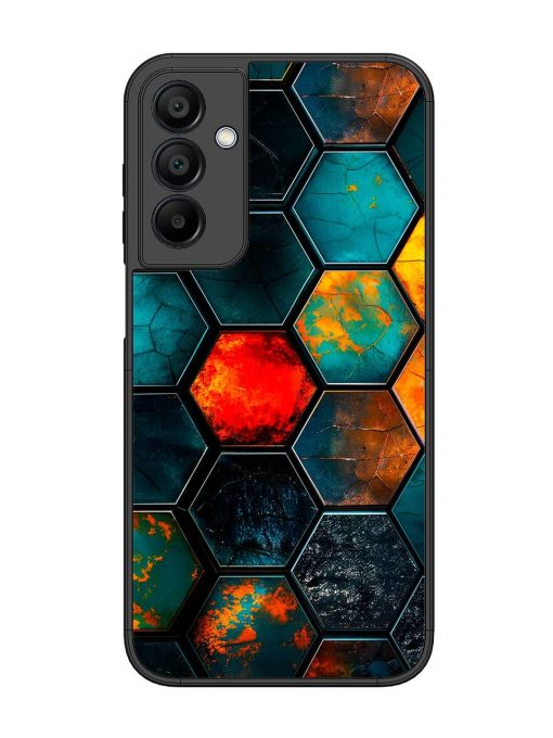 Hexagon Hive Glossy Soft Edge Case for Samsung Galaxy A15 (5G) Chachhi