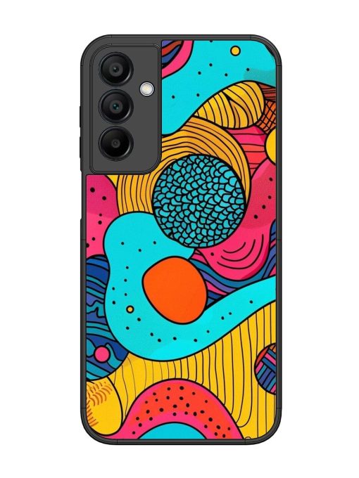 Psychedelic Patterns Glossy Soft Edge Case for Samsung Galaxy A15 (5G) Chachhi