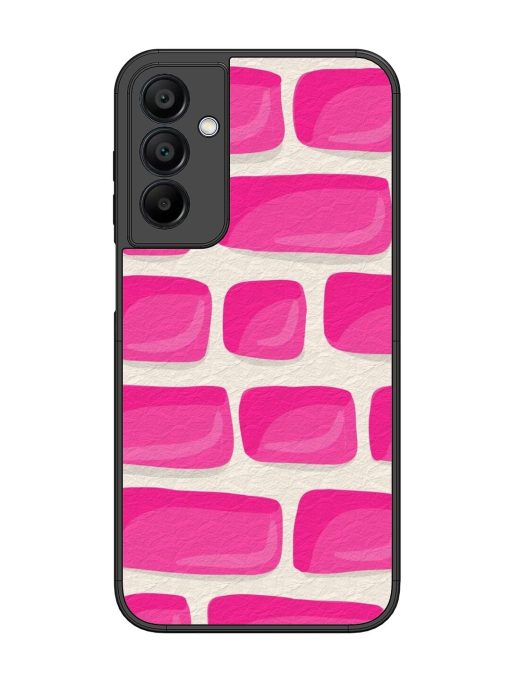 Pink Brick Wall Glossy Soft Edge Case for Samsung Galaxy A15 (5G) Chachhi