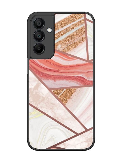 Rosy Mosaic Glossy Soft Edge Case for Samsung Galaxy A15 (5G) Chachhi