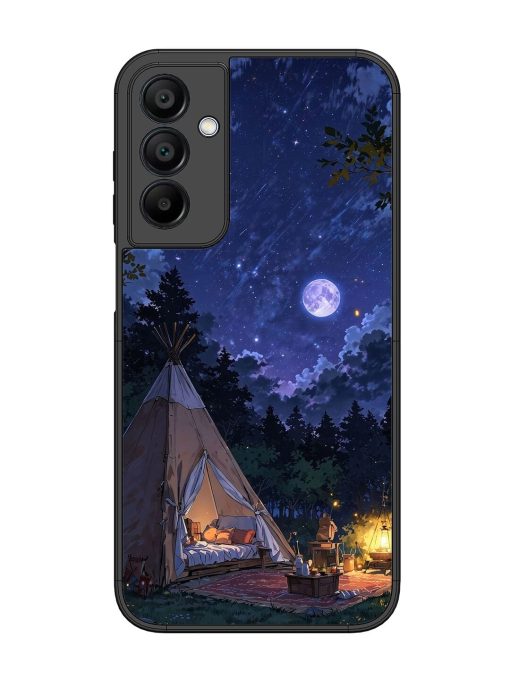 Moonlight Camping Glossy Soft Edge Case for Samsung Galaxy A15 (5G) Chachhi