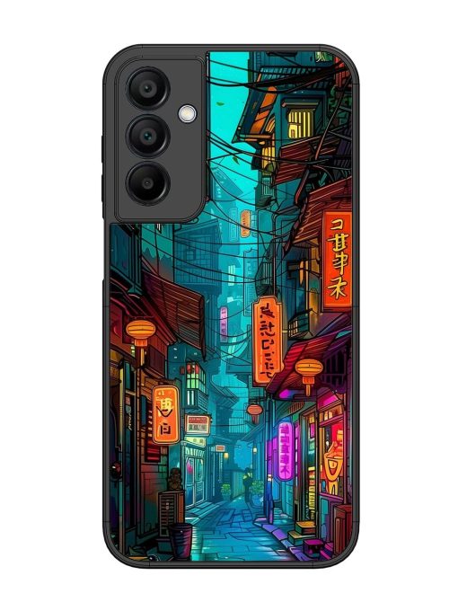 Neon Nightscape Glossy Soft Edge Case for Samsung Galaxy A15 (5G) Chachhi