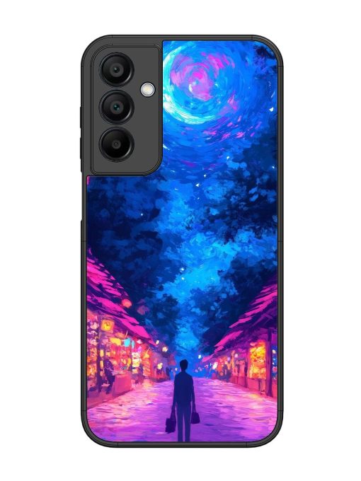 Neon Nightscape Glossy Soft Edge Case for Samsung Galaxy A15 (5G) Chachhi