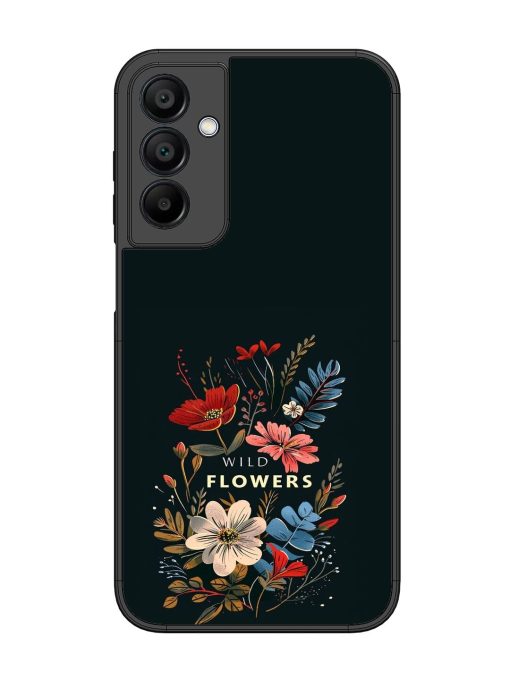 Dark Floral Glossy Soft Edge Case for Samsung Galaxy A15 (5G) Chachhi