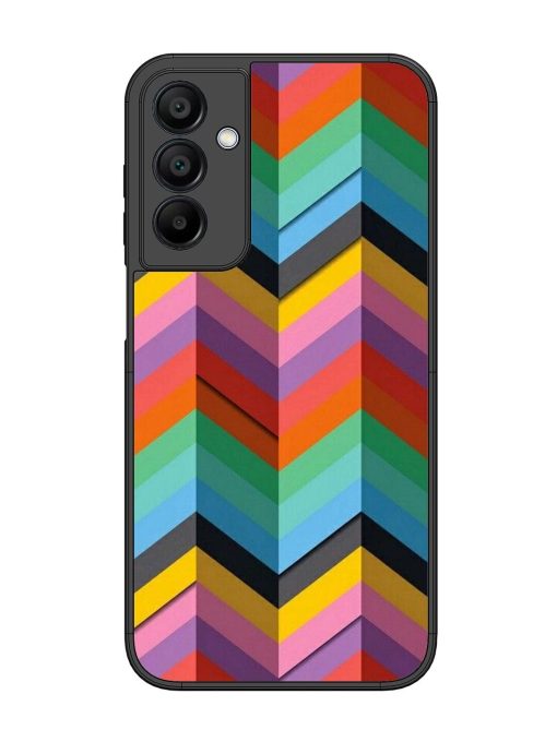 Colorful Zigzag Glossy Soft Edge Case for Samsung Galaxy A15 (5G) Chachhi