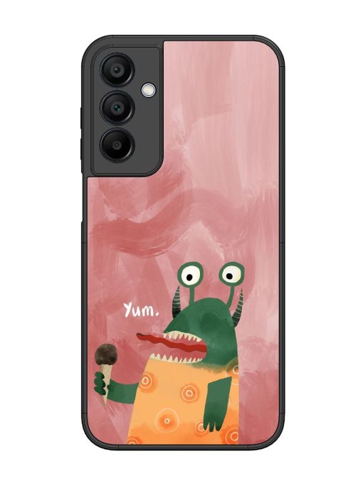 Hungry Monster Glossy Soft Edge Case for Samsung Galaxy A15 (5G) Chachhi