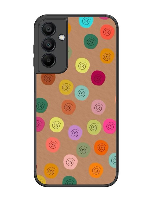 Swirly Dots On Kraft Glossy Soft Edge Case for Samsung Galaxy A15 (5G)