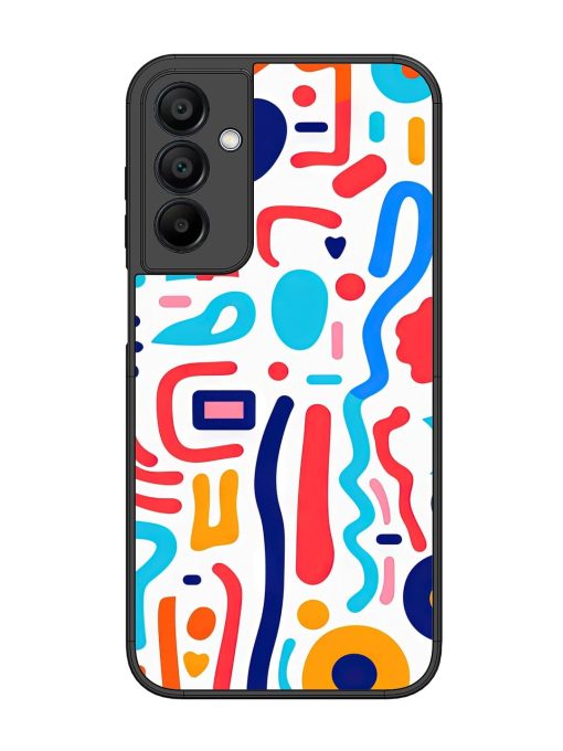 Whimsical Doodle Chaos Glossy Soft Edge Case for Samsung Galaxy A15 (5G) Chachhi