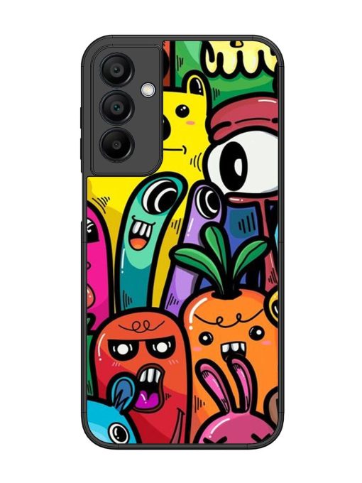 Whimsical Doodle Chaos Glossy Soft Edge Case for Samsung Galaxy A15 (5G) Chachhi