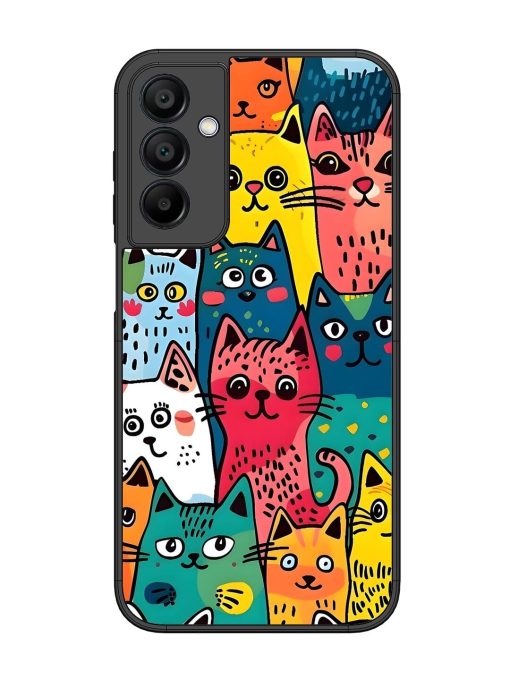 Feline Frenzy Glossy Soft Edge Case for Samsung Galaxy A15 (5G) Chachhi