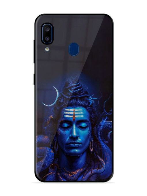 Mystic Mahadev Glossy Soft Edge Case for Samsung Galaxy A20 Chachhi