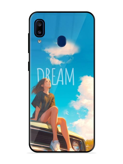 Girly Dream Art Glossy Soft Edge Case for Samsung Galaxy A20 Chachhi