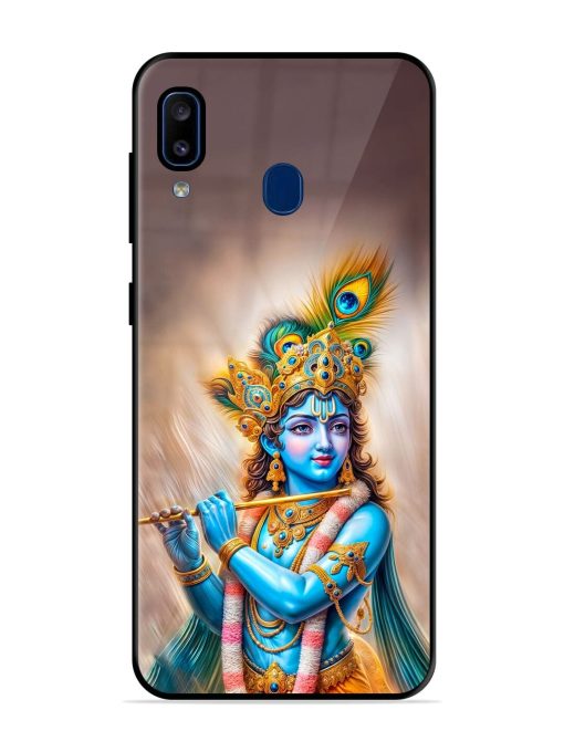 Divine Krishna Glossy Soft Edge Case for Samsung Galaxy A20 Chachhi