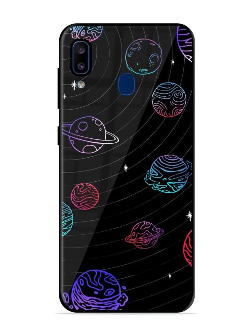 Cosmic Ballet Glossy Soft Edge Case for Samsung Galaxy A20 Chachhi