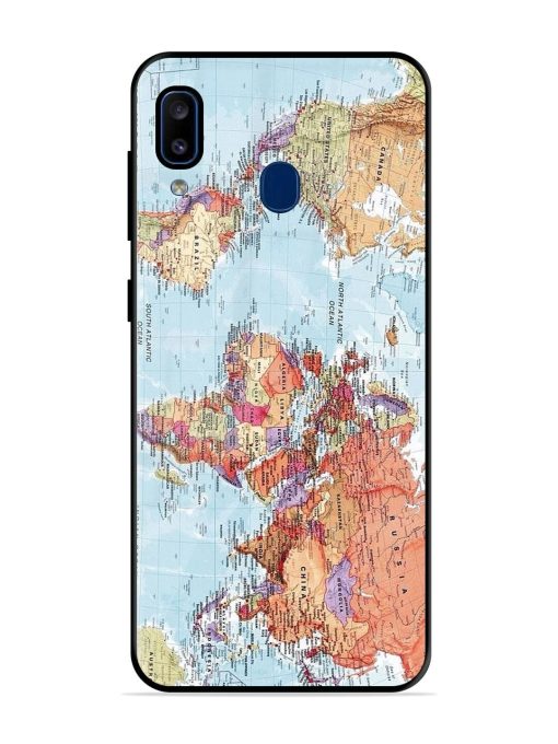 Our Blue Marble Glossy Soft Edge Case for Samsung Galaxy A20 Chachhi