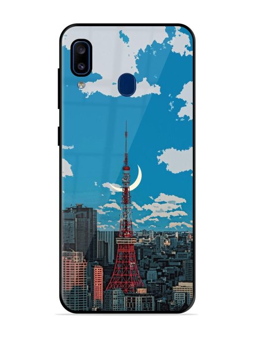 Tokyo Twilight Glossy Soft Edge Case for Samsung Galaxy A20 Chachhi