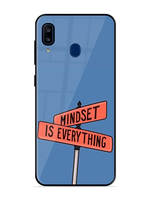 Mindset Matters Glossy Soft Edge Case for Samsung Galaxy A20 Chachhi